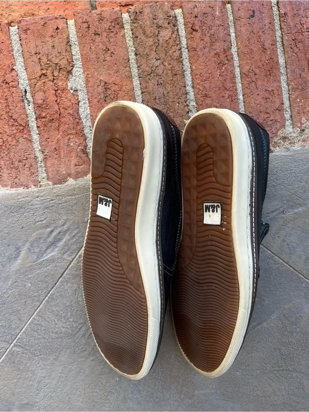 Johnson&Murphy McGuffy Black Slip-On Loafers Casual Comfort Sz 10